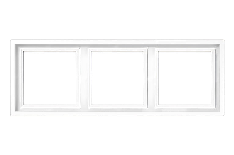 Triple frame LIREGUS MODERN, matte white
