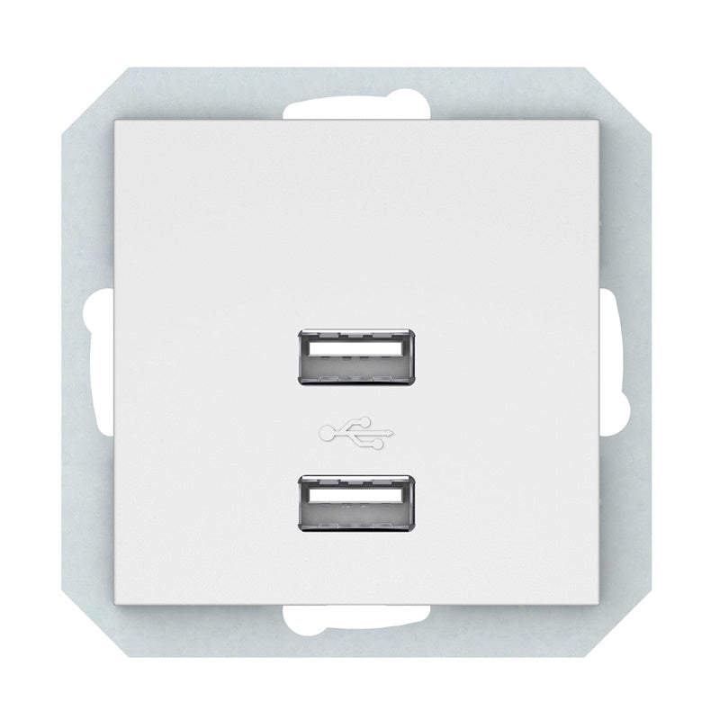 USB charger VILMA QR1000, matt white