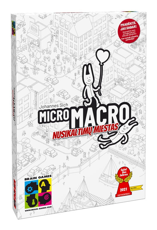 Board game MicroMacro: Crime City, LT