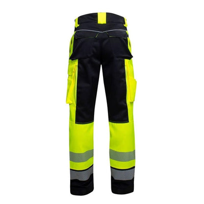 Work Trousers Ardon Hi-Viz Signal, black/yellow, 56