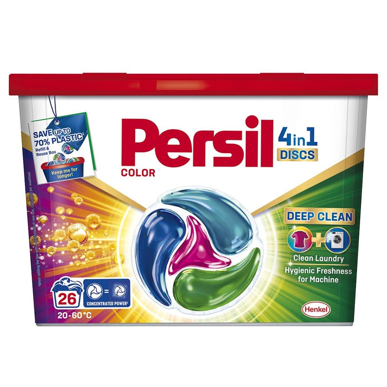 CAPSULES LAUNDRY PERSIL DISCS COLOR 26PCS
