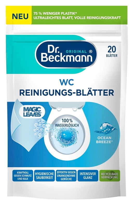Dr. Beckmann Ocean Breeze Toilet Freshener, 20 pcs.
