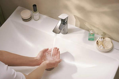 Hansgrohe Neovis 100 basin mixer with pop-up waste, chrome