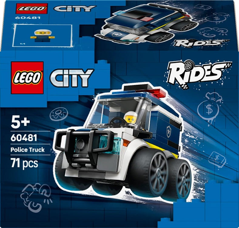 Konstruktor LEGO® City Ciężarówka „Koła” 60481, 71 el.