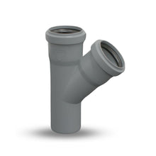 Internal sewage tee, Ø 50 / 50 mm, 45°