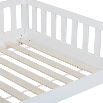 Children's bed Atmosphera Bosco, white, 90x190cm, without mattress