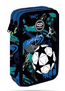 Pencil case CoolPack F066967, 20 cm x 13 cm, blue/black/green