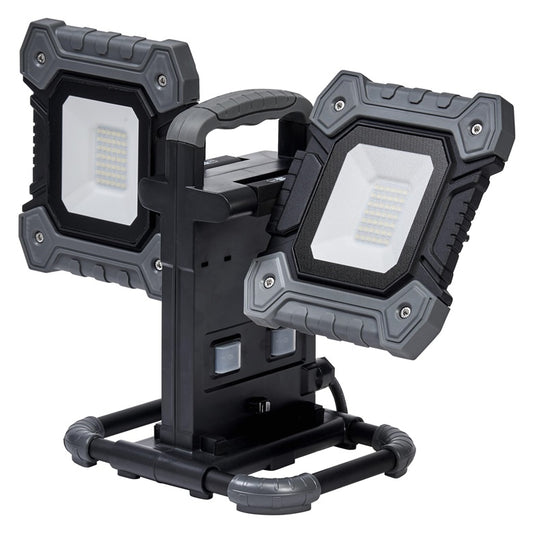 FLOODLIGHT PORTABLE 2X30W 865 6600LM IP65