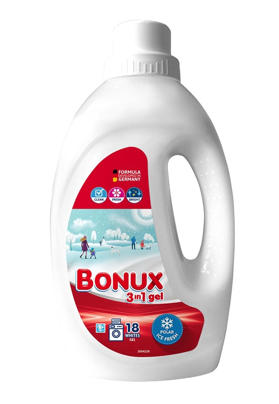 ŻEL DO PRANIA BONUX POLARICE FRESH 18 PR. 0.9L