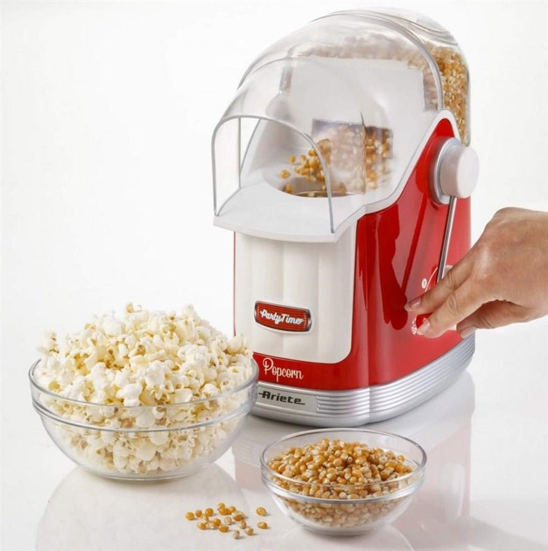 Maszynka do popcornu Ariete Party Time, 1100 W, czerwona