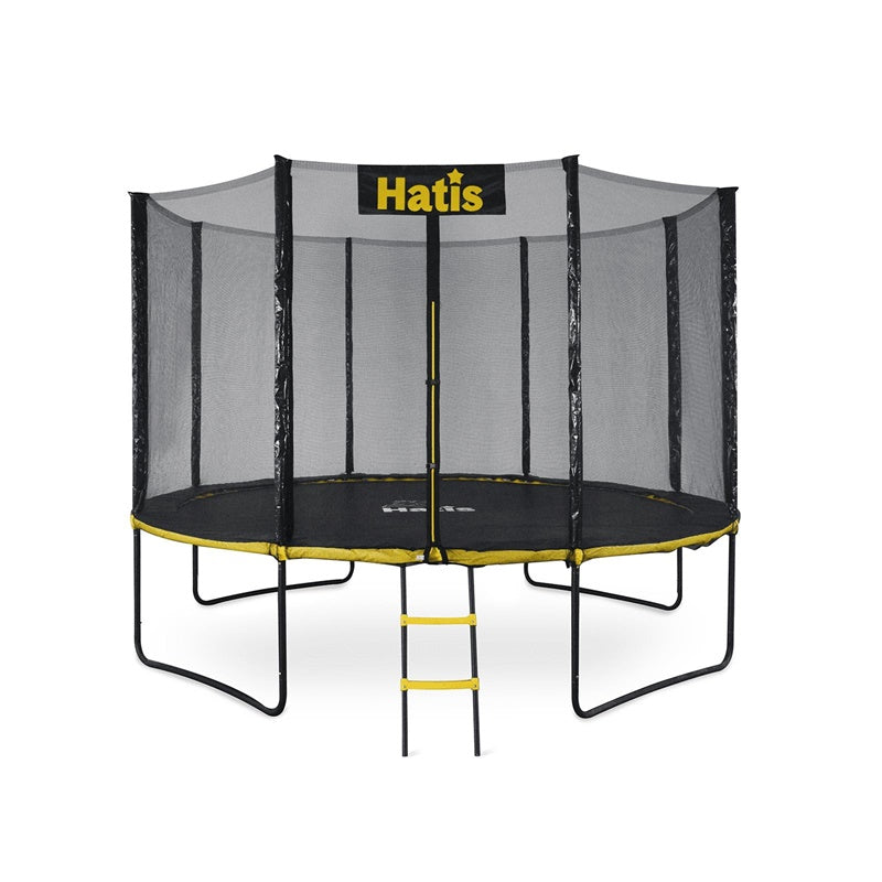 HATIS TRAMPOLINA 366CM SIATKA DRABINKA