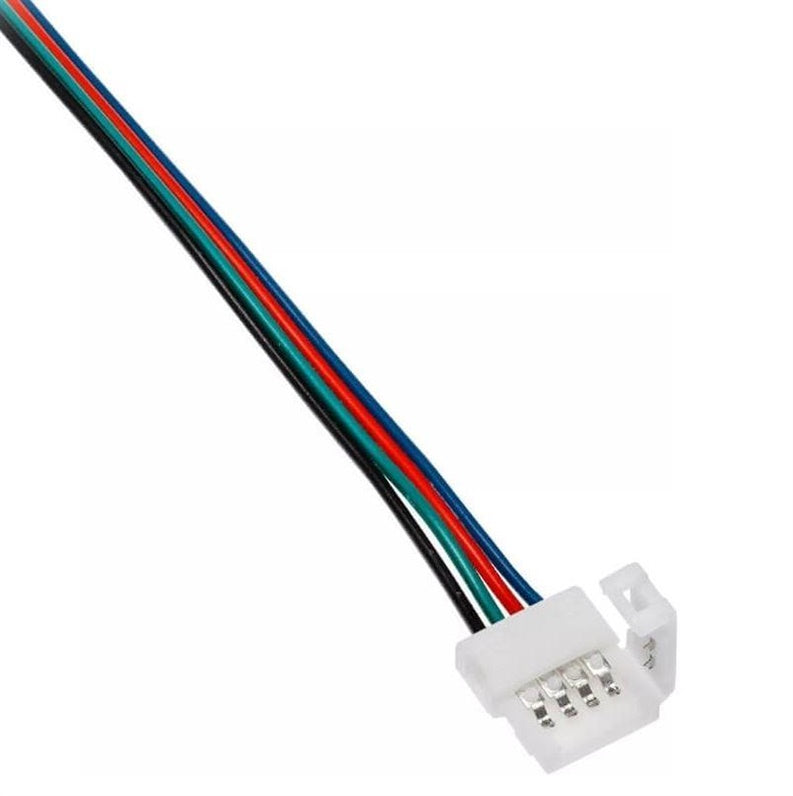 ZŁĄCZE ZACISKOWE LED RGBW 12MM 15CM