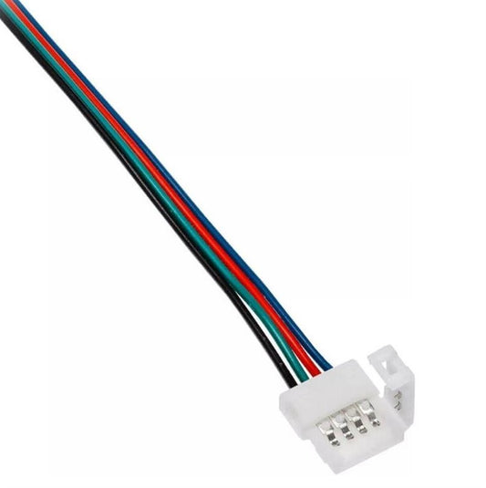 ZŁĄCZE ZACISKOWE LED RGBW 12MM 15CM