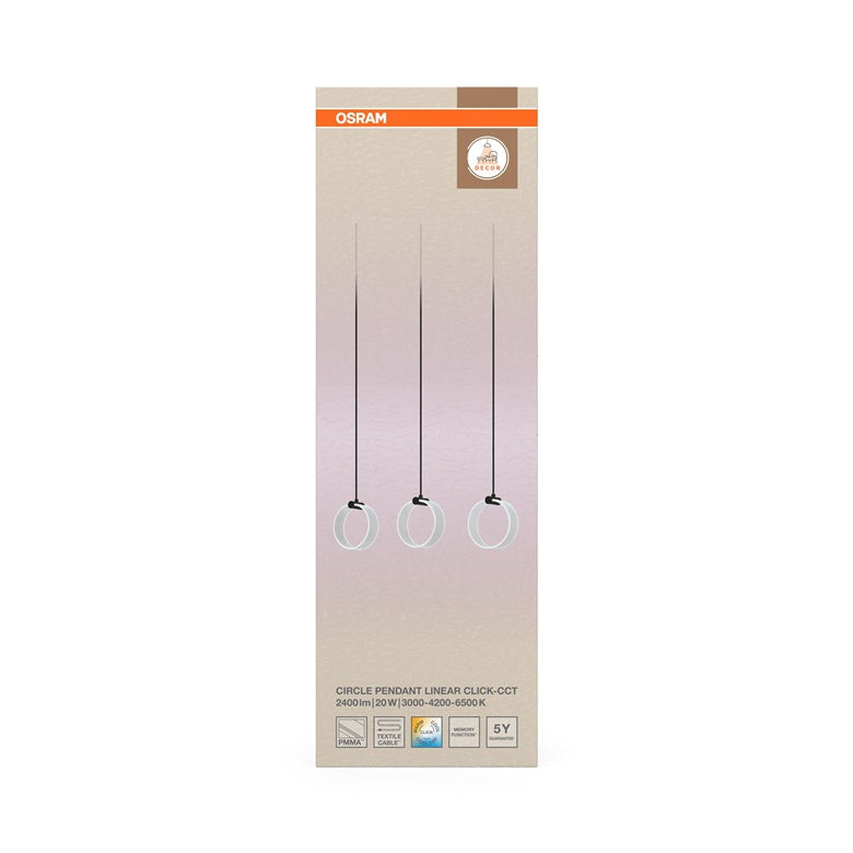 Lampa sufitowa Osram, LED, 20W, 3000-6500K, 1300lm.