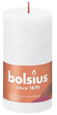 Žvakė, cilindrinė Bolsius Rustic, 13/6.8 cm, balta