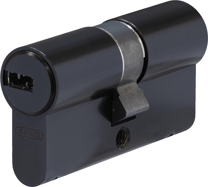 Cylinder Abus D6XBK, standard europejski (DIN), 30 mm, czarny