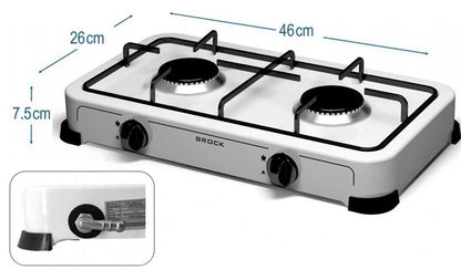 Kuchenka elektryczna mini Brock GS 002 W, biała