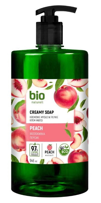MYDŁO W KREMIE PEACH Z DOZOWNIKIEM 946 ML
