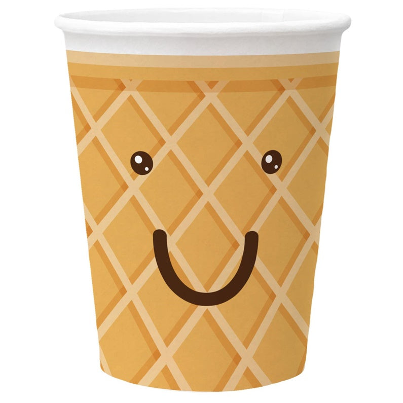 Kubeczki jednorazowe PAW Ice Cream, 250 ml, 8 szt.