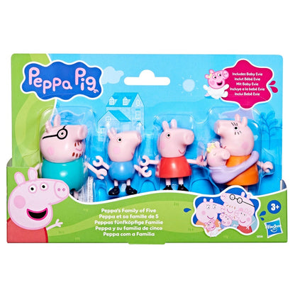 Figūrėlių rinkinys Hasbro Peppa Pig Family, 7.5 cm, 5 vnt