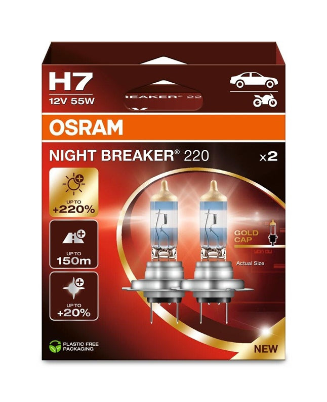 Car Bulb Osram Halogen, White, 12 V