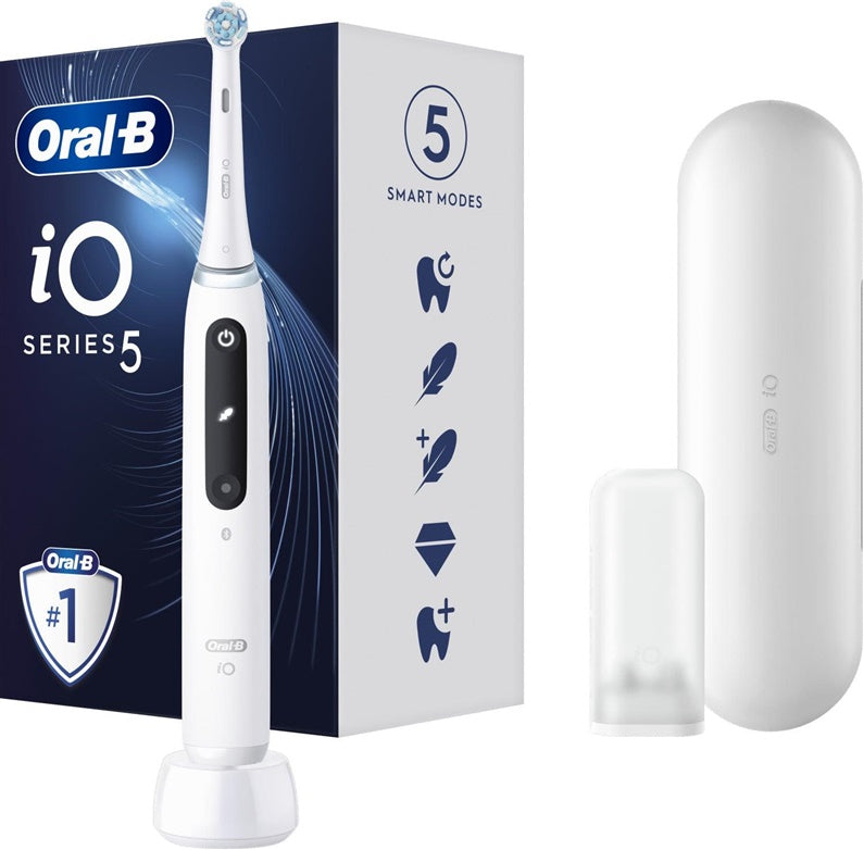 Elektryczna szczoteczka do zębów Oral-B iO Series 5, biała