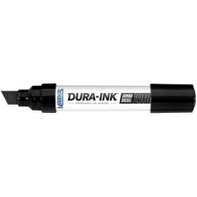 Industrial ink marker 9.5-16mm. BLACK. Chisel tip.