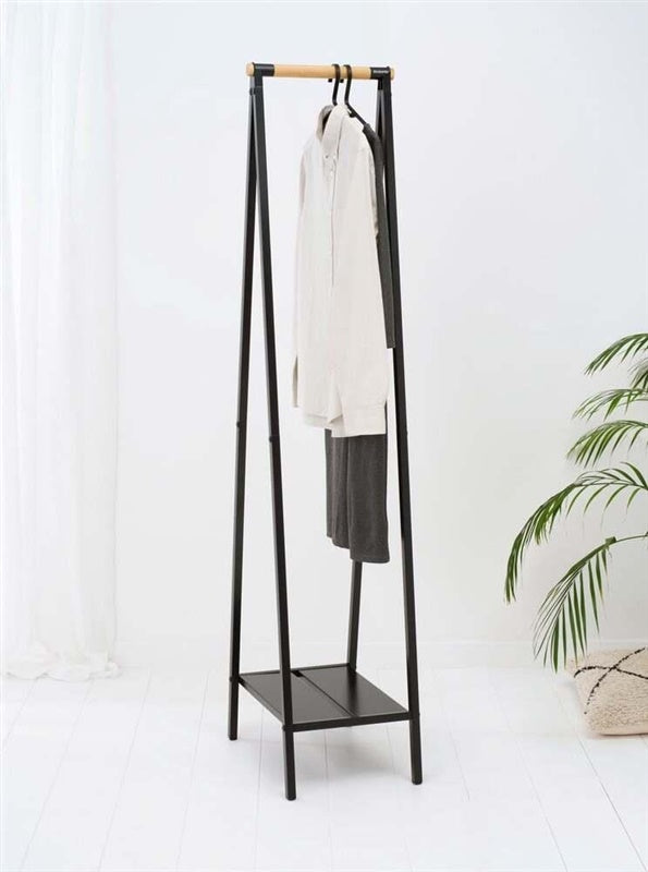 Drabužių kabykla Brabantia Linn Black, 170 cm