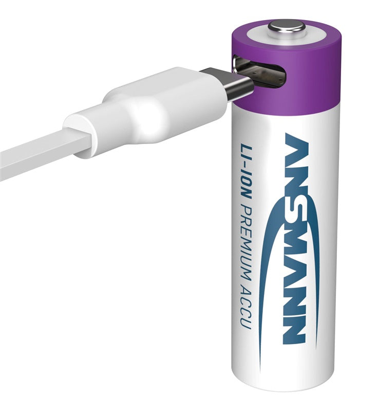Įkraunami elementai ANSMANN AA, 1800 mAh, 1,5V, 4 vnt.