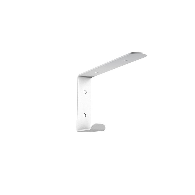 Uchwyt do półek Bolis Italia AA4F020, 20x4 cm, biały