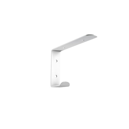 Uchwyt do półek Bolis Italia AA4F020, 20x4 cm, biały