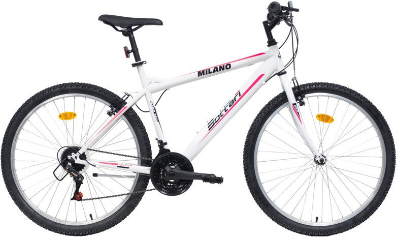 Dviratis miesto Bottari Milano, 26 ", baltas/rožinis