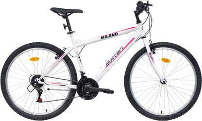 Dviratis miesto Bottari Milano, 26 ", baltas/rožinis