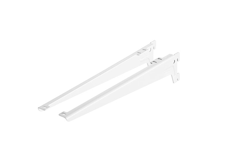 Uchwyt kątowy biały 380mm. 2szt