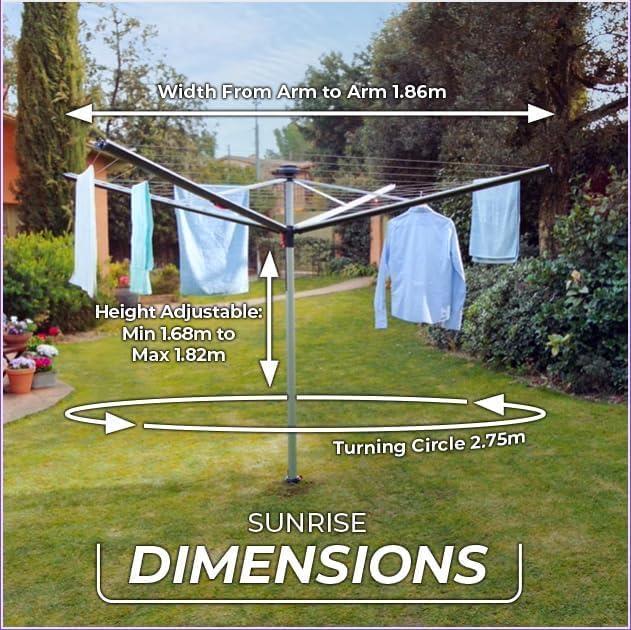 Vileda Sunrise Clothes Dryer, 50 m