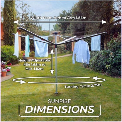 Vileda Sunrise Clothes Dryer, 50 m