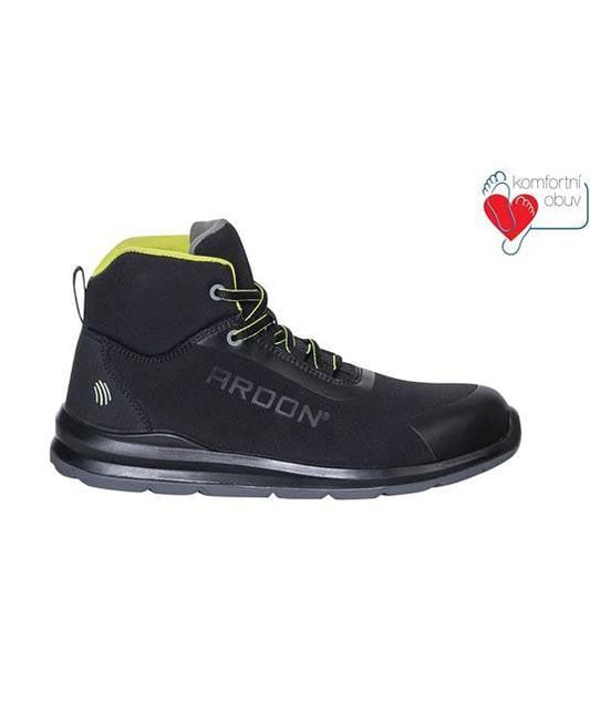 Męskie buty robocze ARDON G3404, czarno-zielone, rozmiar 46
