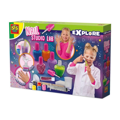 Zabawkowy zestaw do makijażu SES Creative Nail Studio 25141