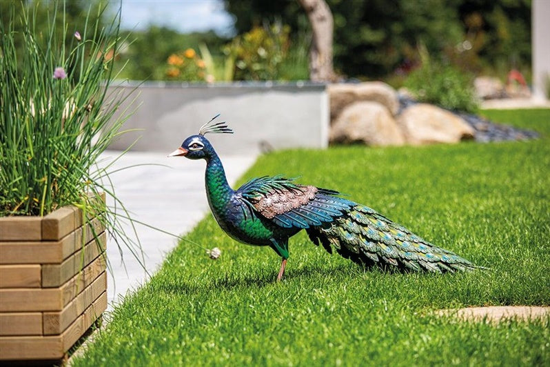 Garden Decoration "Peacock", 94 cm x 28 cm x 52 cm