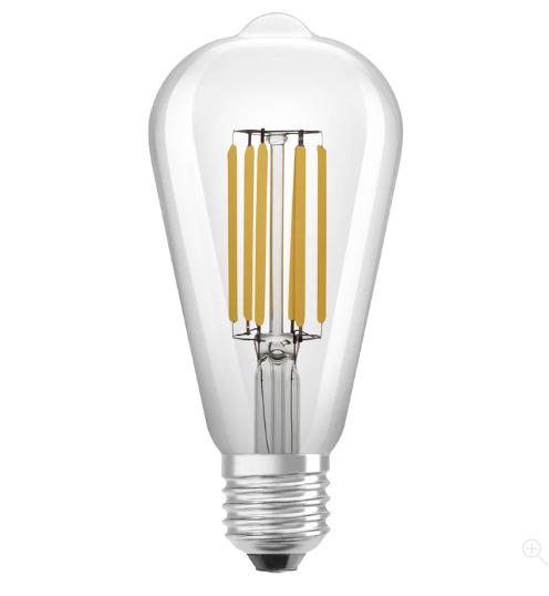 Osram LED Bulb, ST64, E27, 4 W, 806 lm, 3000 K