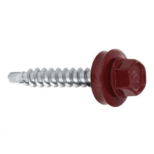 Wkręt samowiercący Wkret-Met WFD, RAL3005, 4.8 mm x 35 mm, 250 szt.