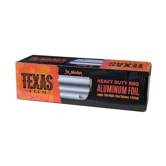 ALUMINIUM FOIL HEAVY DUTY BBQ 150X30CM 25MIC