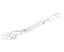 Cable with plug and switch ZAMEL, 1.9 m, white