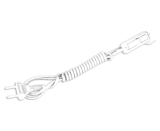 Cable with plug and switch ZAMEL, 1.9 m, white
