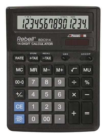 Skaičiuotuvas Rebell SDC514, juoda