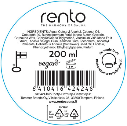 Kūno sviestas Rento Arctic Berries, 200 ml