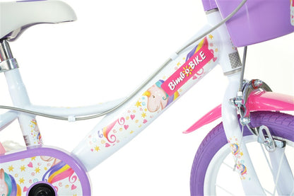 Vaikiškas dviratis Bimbo Bike Unicorn, 14"