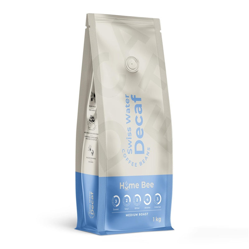 Kavos pupelės Home Bee Decaf, 1 kg