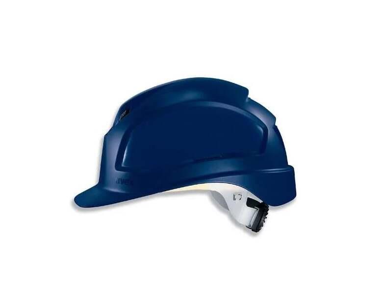 Kask ochronny Uvex, rozmiar 61 cm, kolor niebieski