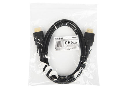 Laidas BLOW HDMI M, HDMI M, 1.5m, juodas 92-667